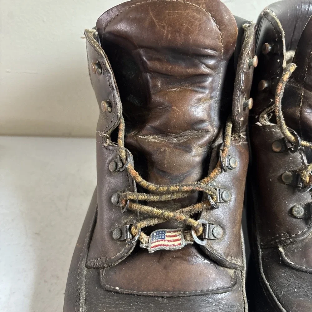 Red Wing 2156 Men's 11 Chukka Ankle Work Distressed Brown Leather Boots Shoes‎